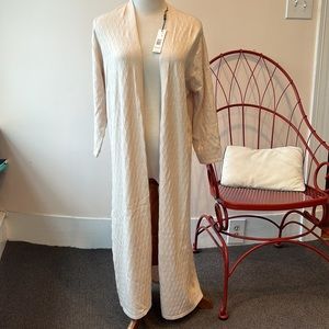 Tahari long cardigan sweater